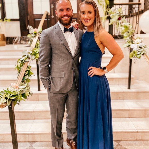 Mythical Kind of Love Navy Blue Maxi Dress - Picture 5 of 5